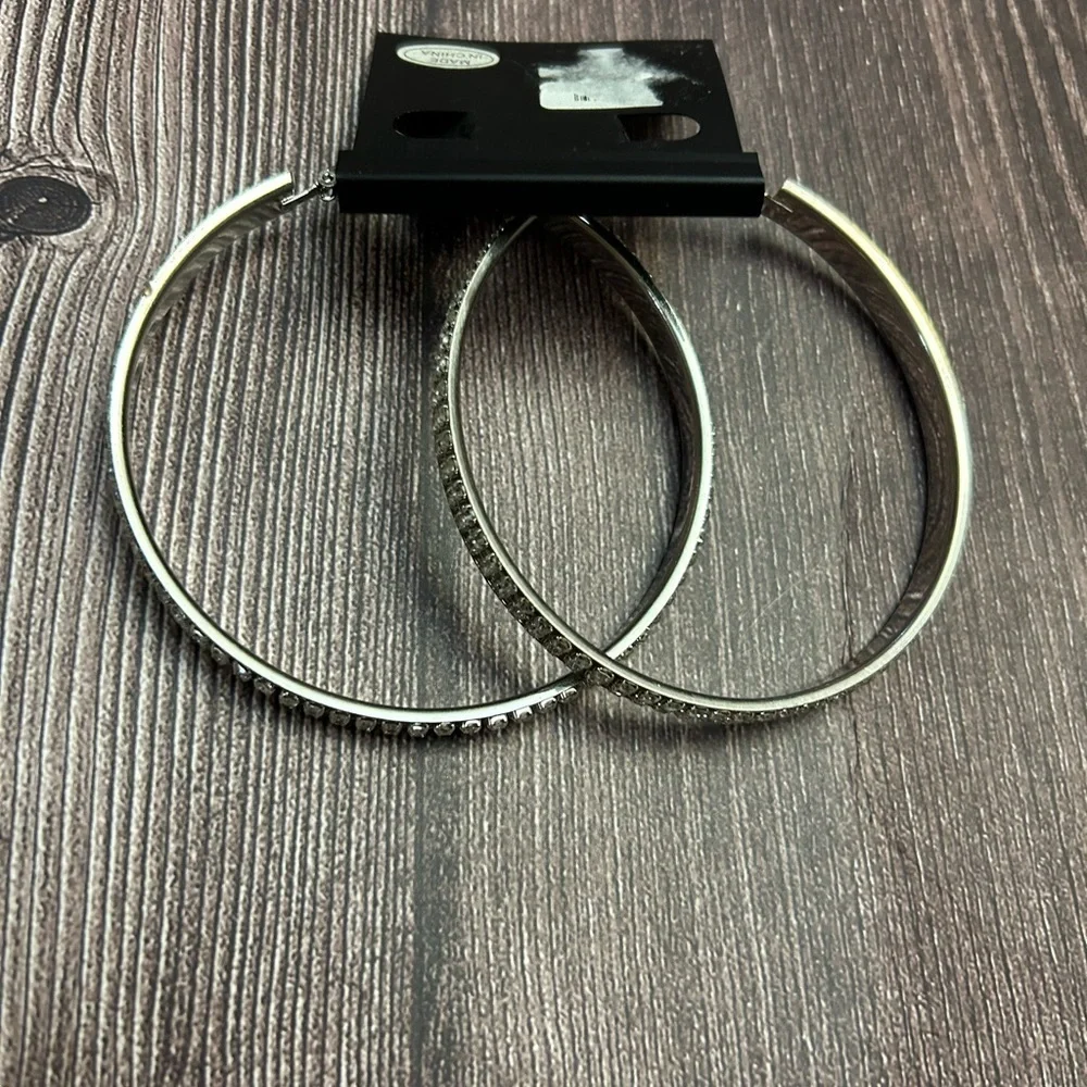 Elegant Silver Hoop Earrings